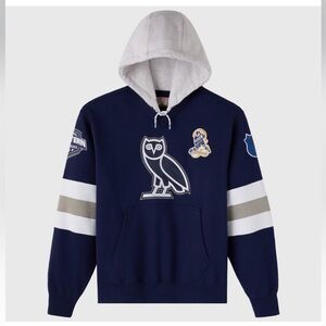 Winnipeg Jets OVO x NHL Fleece Hoodie - Navy